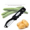Premium Swivel Vegetable Peeler, Soft Grip Handle and Stainless Steel Blades - Perfect Kitchen Peeler for Veggie, Carrot, Apple