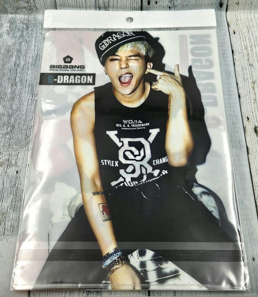 [USED] W KOREA Magazine Jiyeon Cover Clear File & Sticker BIGBANG3