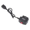 48cm18.9in OBD Power Adapter Cable with Switch Button ACC Mode Low Voltage Protection for Dash
