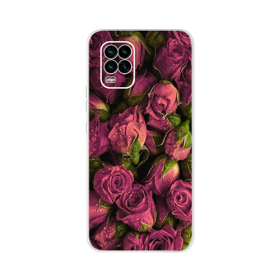 For Xiaomi Mi 10 Lite 5G Case Cute Cat Butterfly Soft Silicone Phone Cases For Xiaomi Mi 10 Lite 10Lite Back Cover Fundas Bumper