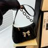 Underarm Bag for Women New Sweet Style Fashiable Single Shoulder Bag Popular Fashi Bow Chain Women's Bag