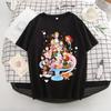 Princess Party Printed Cartoon Cute and Fun Short Sleeve Ladies Tops Cute Tshirts for Summer in The 90s T Shirt