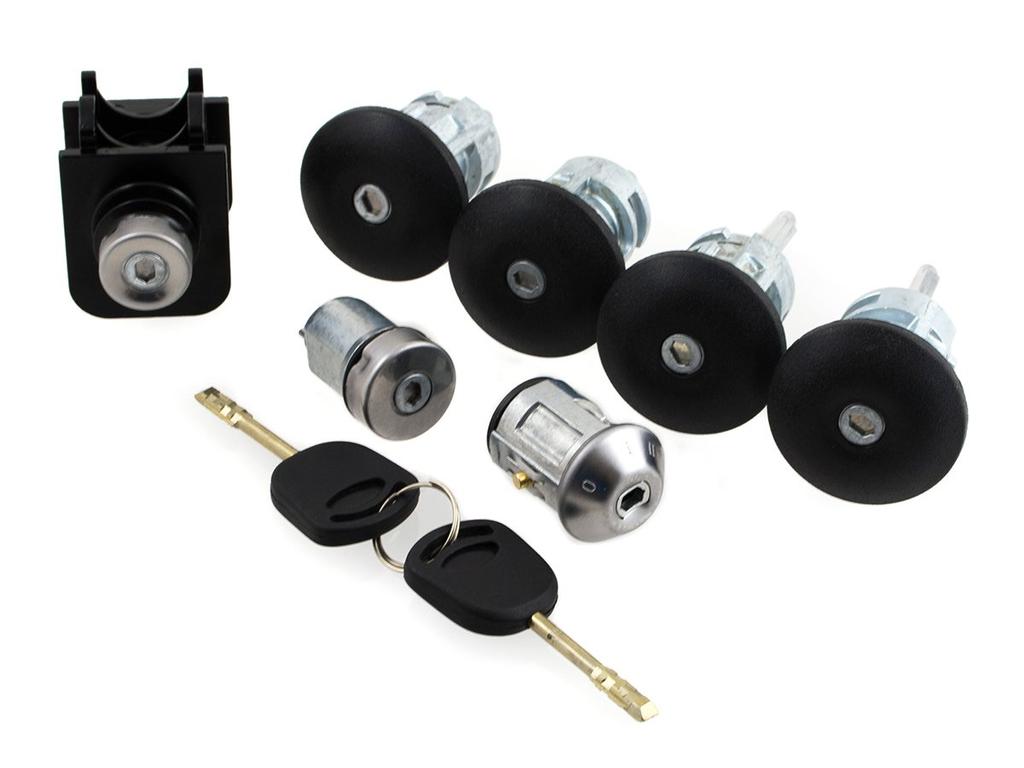 Ford Transit 00-06 kit inserti serratura 7 pz. impostato