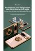 Compatible with Google Pixel 9 PRO XL: Electroplated Silicone Case with Magnetic Ring Holder for 8 PRO.