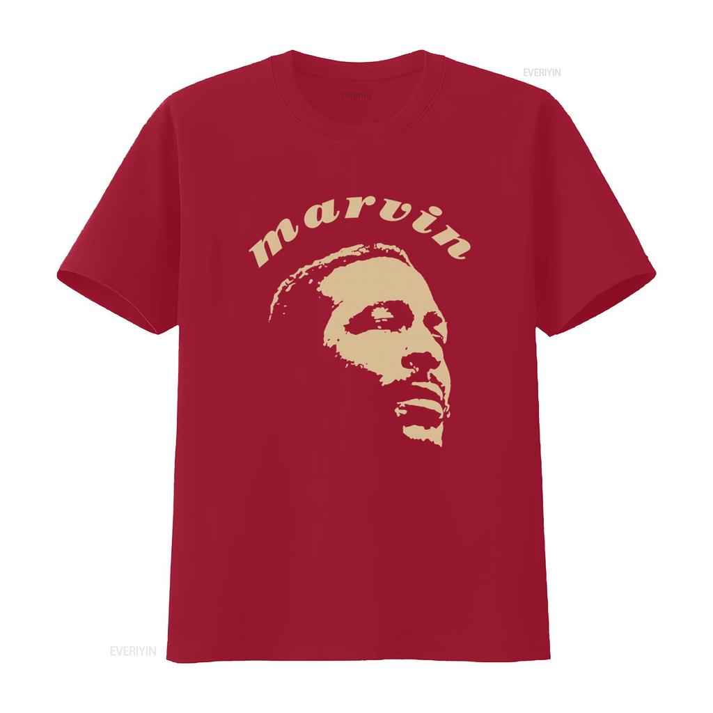 Marvin Gaye Soul Motown Music T Shirt Retro Style for Lovers Vintage Washed Top For Everyday Wear Fashion Graphic Stylish