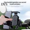 Car Phone Mount Navigation Bracket One Click Quick Lockout 360 Degrees Rotation Anti-shaking Mobile Widely Compatible Handlebar Holder Accessories