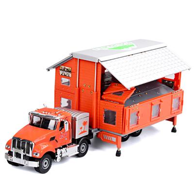 1/50 Alaşım Lüks Karavan Rekreasyon Aracı Araba Modeli Metal Karavan Motorhome Çift Katlı Gezi Seyahat Aracı Modeli Çocuk Oyuncak Hediye