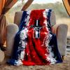 Coperta in Flanella Mustang Morbida Calda per Tutte le Stagioni, Design per Campeggio, Viaggi in Auto, Escursionismo Divano, Letto, Ufficio Regalo Perfetto per Feste