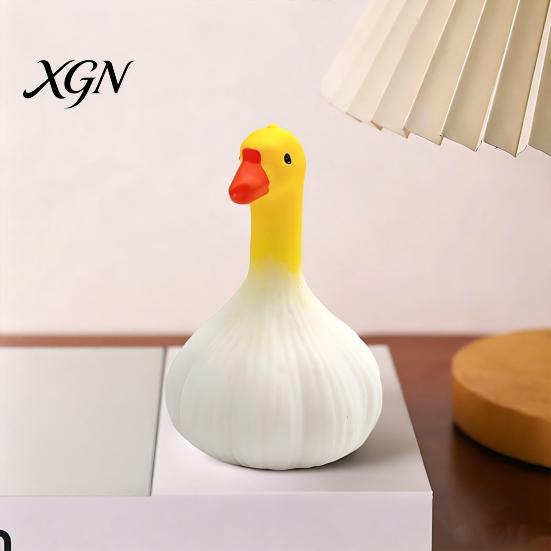 Kids Stress Toy Relief Garlic Duck Soft Stretchy Squeeze Sensory Hand Therapy Concentration Aid Exercise Relaxation Ball Party Favors