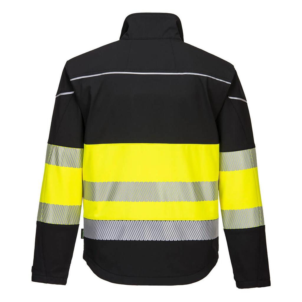 High Visibility Softshell Jacket Pw375Bky Size Xxl - Kur 375Y Xxl