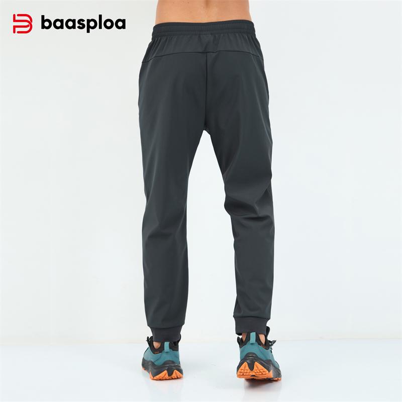 BAASPLOA Winterhose für Herren Plus Fleece Verdickte Herren Premium Marke Warme Trainingshose Outdoor Casual Täglicher Komfort Sporthose für Herren