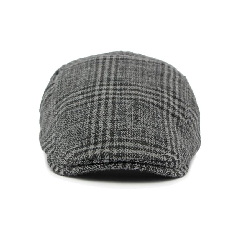 Hat Autumn Plaid Beret Men's British Forward Cap Women's Cap Peaked Cap