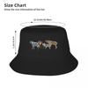H is for Hyena Bucket Hat Ball Cap Visor Man Women's