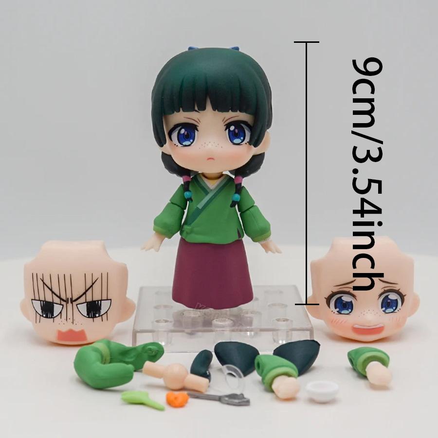 9cm Anime Figurka Dzienniki Aptekarki Kawaii #2288 Figurka Akcji Maomao Figurka Zielarki Maomao Model Kolekcjonerski z PVC Zabawki