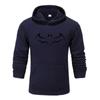 Moda Yarasa Baskılı Erkek Kapüşonlu Sweatshirt Sonbahar Kış Kapüşonlu Eşofman Üstü Günlük Erkek Kapüşonlu Sweatshirt Ceket Sudadera Hombre Kapüşonlu Sweatshirtler Erkek