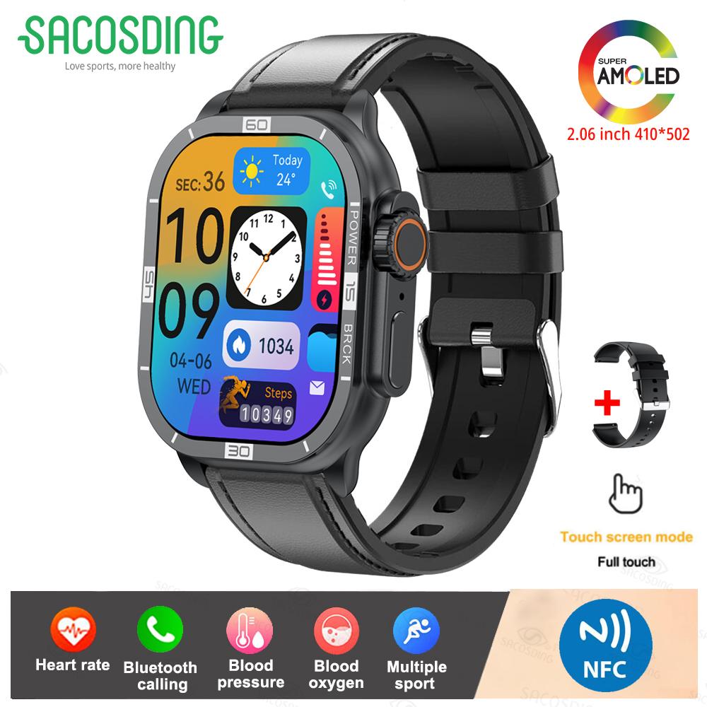 Bluetooth Call Smart Watch For Women Men Amloed Watches Men Sports Fitness Tracker Heart Rate Smartwatch For Android IOS