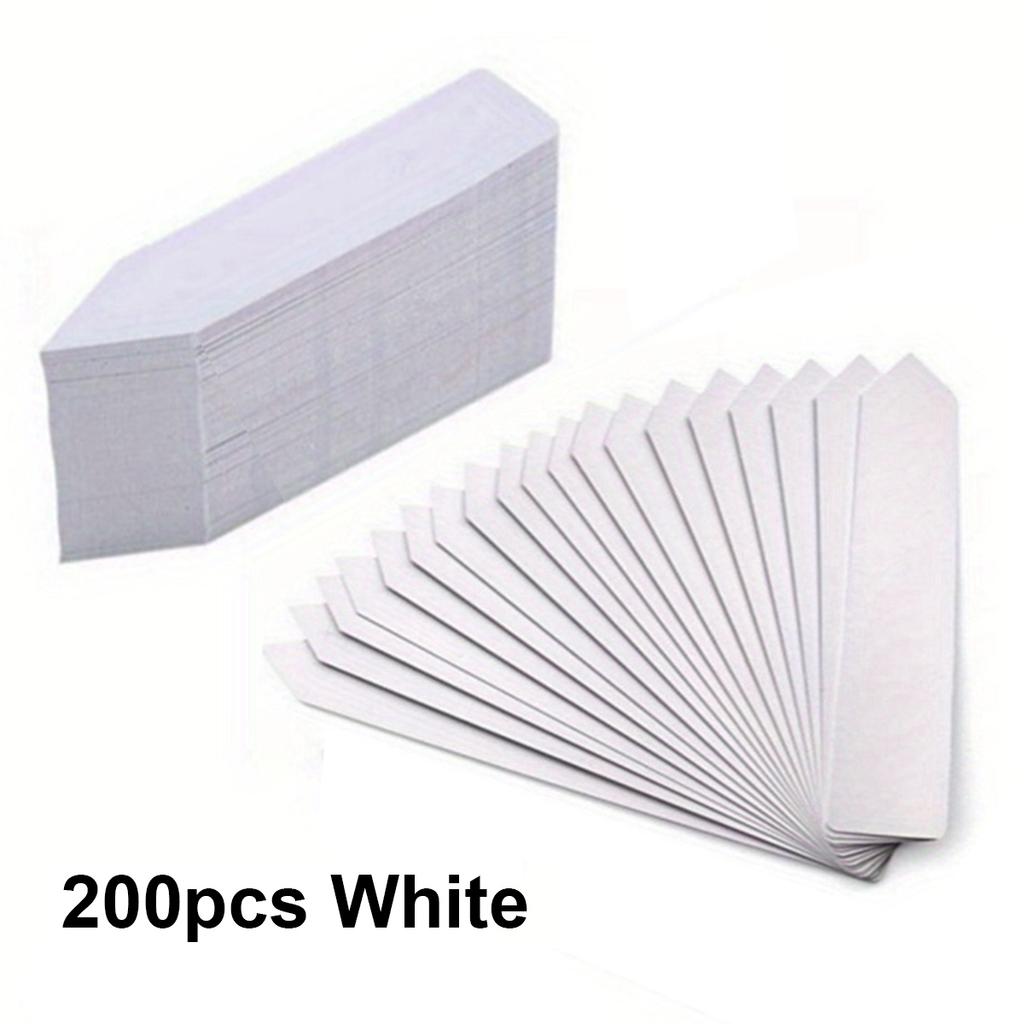 200 st/påse, Återanvändbara Vattentäta Plastväxt Blomfröetiketter Markörer Trädgårdsetiketter