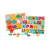 Wooden Children'S Early Education Uppercase And Lowercase Letters, Numbers, Shape Cognition, Baby Enlightenment, Educational Three-Dimensional Toys