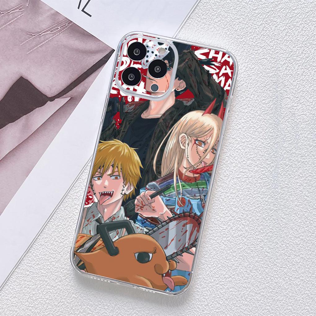 Chainsaw Man Gir Denji Makima Cover for Motorola Moto G13 G14 G53 G54 G62 G72 G82 G84 E13 E20 G42 G32 G23 G22 Casing Phone Case