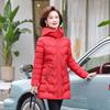 New winter padded clothes women's medium and long winter padded jacket women's thickened padded clothes fashion hooded