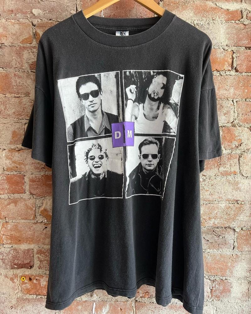 

1994 Depeche Mode Тур по США Черная унисекс футболка с коротким рукавом S-5XL Унисекс футболка XXXXL