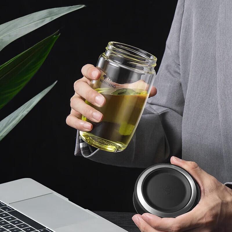 Wanxiang Single-Layer High Borosilicate Glass Cup