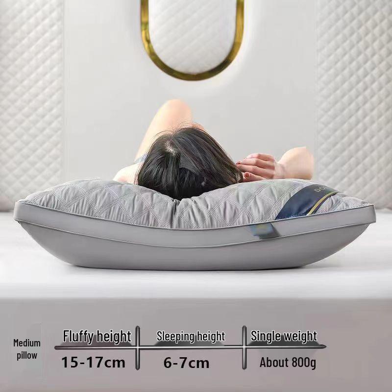 Feather Velvet Soft Pillow Set - Two-Pack for Adults