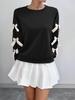 2025 Autumn Bow-Decorated Long-Sleeve Valentine's Hoodie