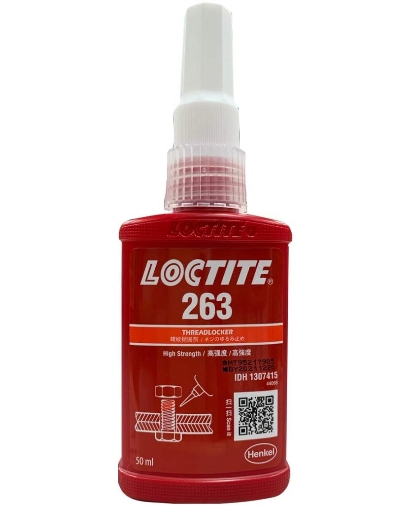 LOCTITE Anaerobic Threadlocker Adhesive 263, 50ml, 44068