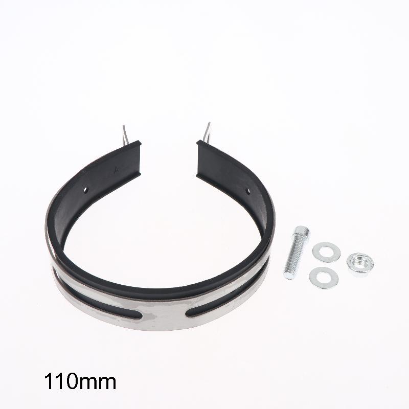 Motorrad Auspuff Schalldämpfer Klemme Auspuffrohr Halterung Befestigungsring Aufhänger Band Befestigung 60/88mm Halterung