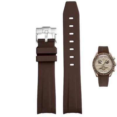 20mm Watch Band for and Rubber Watch Band with Silicone Waterproof and Includes Adjustment Tool and Spring Omega, Swatch, MoonSwatch, Omega,