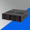 HE-2006 4x2,5 Zoll Schächte Sata Internes Rack Festplatte für Gehäuse HDD SSD Mobiles Gehäuse Abdeckung mit LED-Anzeige
