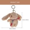 Rabbit Charms Stuffed Animal Pendant Bright Color 9.1×5.5×2.4in Bag Decor 1Pcs