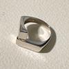 Fashion Silver Color Geometric Open Rings for Women Men 2026 New Punk Irregular Adjustable Couple Thick Rings Party Jewelry Gift