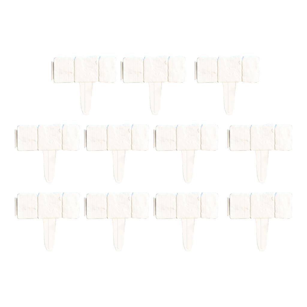 Plastic Garden Retaining Fence Fence Courtyard Flower Fence Outdoor Enclosure Retaining Fence Garden Guard