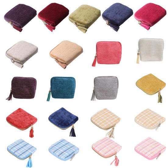 Sac à Bijoux Grande Capacité Fermeture Éclair Portable Organisateur de Bijoux de Voyage Multi-Compartiments Pochette de Rangement pour Bijoux