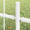 Garden Fence Woerden White 1.7 X 0.6 M Powder Coated Steel