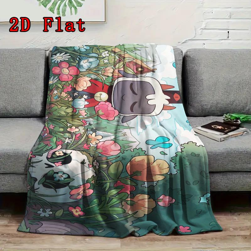Cult of the Lamb 2D Flat Pattern Flannel Blanket High Quality All Seasons Warmth and Comfort Perfect for Christmas Gifts.PMT0914329
