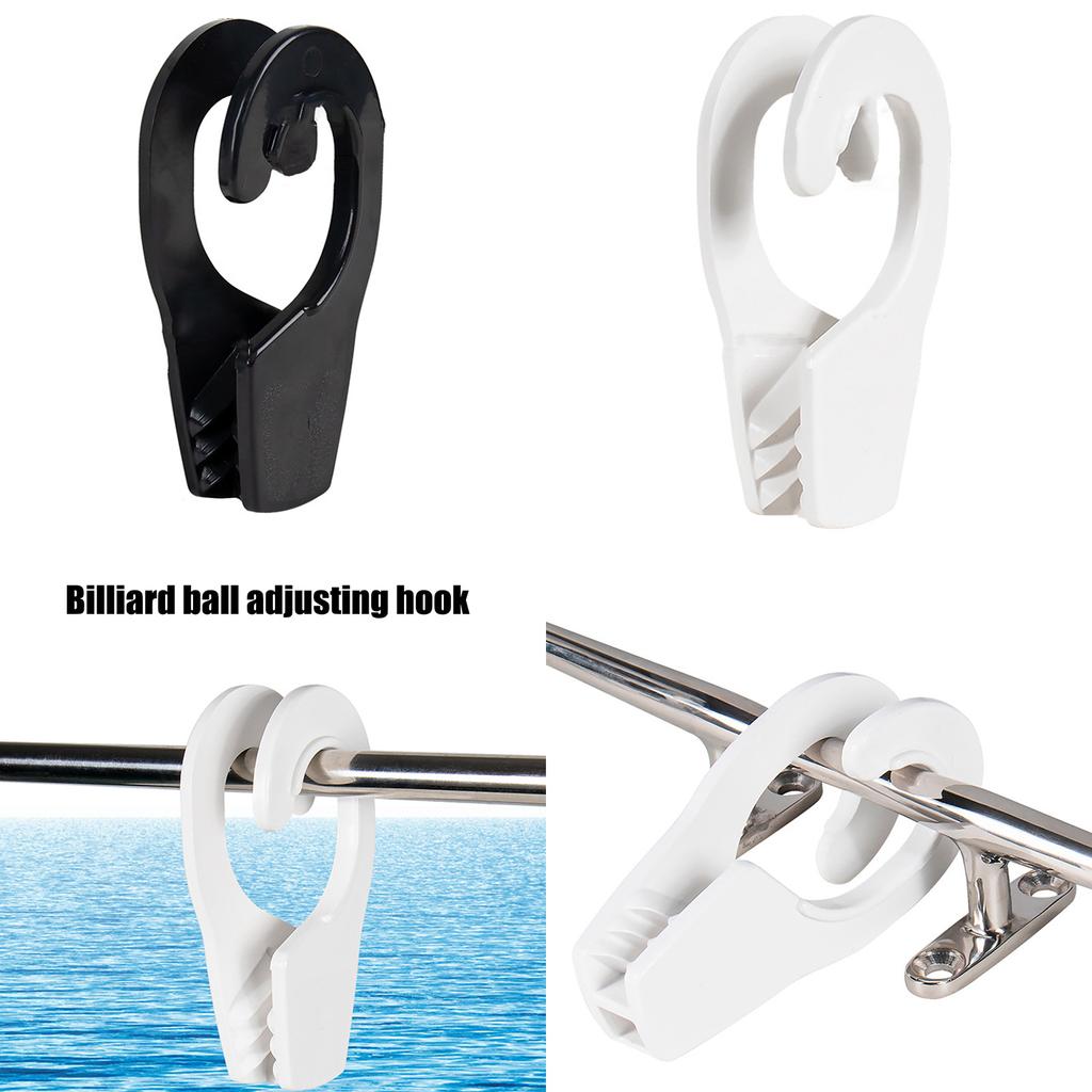 Boat Fender Clips Adjustable Pontoon Boat Square Rail Fender Cleats/Clips/Hangers Hook for Pontoon Bumpers