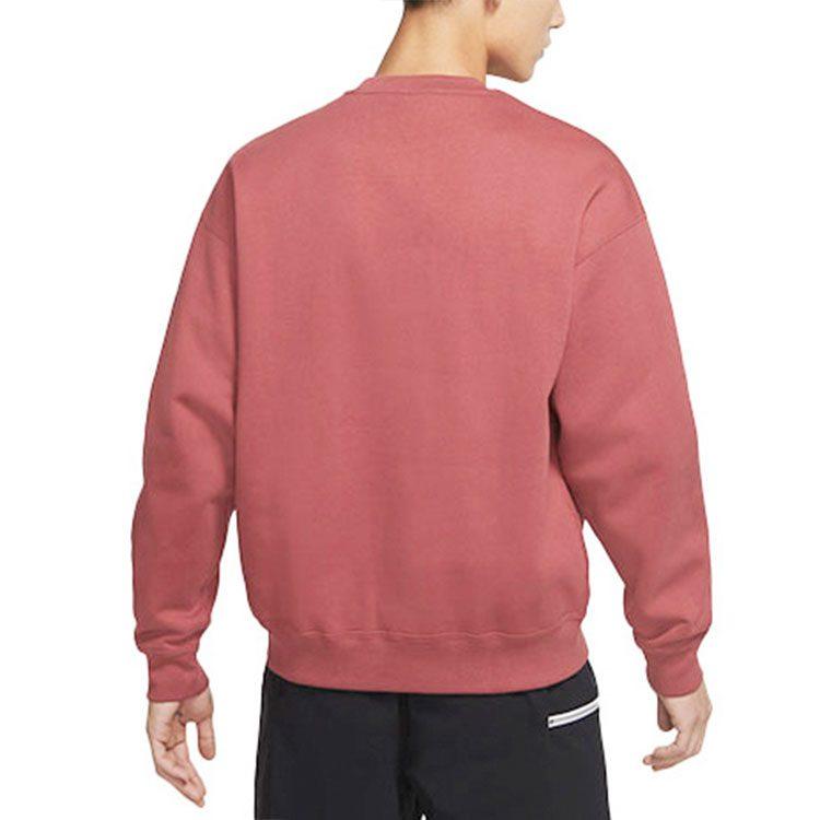 Nike Sweatshirts Men's Red Crew Neck Moderate Regular DA0318-661