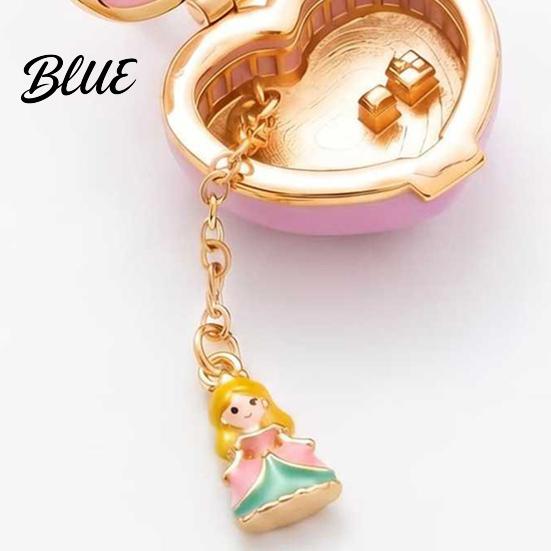 Beautiful Heart Necklace Openable Charm Necklace Box Pendant with Mini