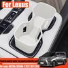 For Lexus LM350h/LM500h II  2024 2025 Central Control Water Cup Panel Silicone Pad Car Interior Protection Modification Part