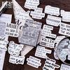 46 Stück/Box Grüne Waldserie Aufkleber Ästhetische Aufkleber Tagebuch Planer Dekorative Handy-Aufkleber Scrapbooking Bastelaufkleber