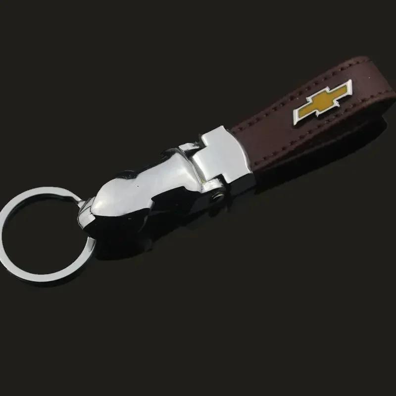 BMPQR1 3D Metal Car Logo Keychain Keyrings for Chevrolet Captiva Aveo Cruze Lacetti Niva Cobalt Optra Lanos Orlando Sail Spark ONIX