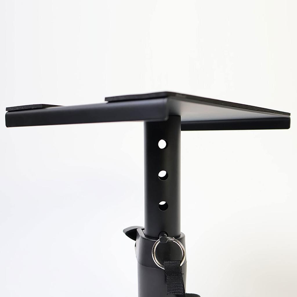 Kikutani MOS-35 Speaker Stands, Set of 2, Tabletop, 22 x 17cm, 19-27.5cm Height, 10kg Weight Capacity