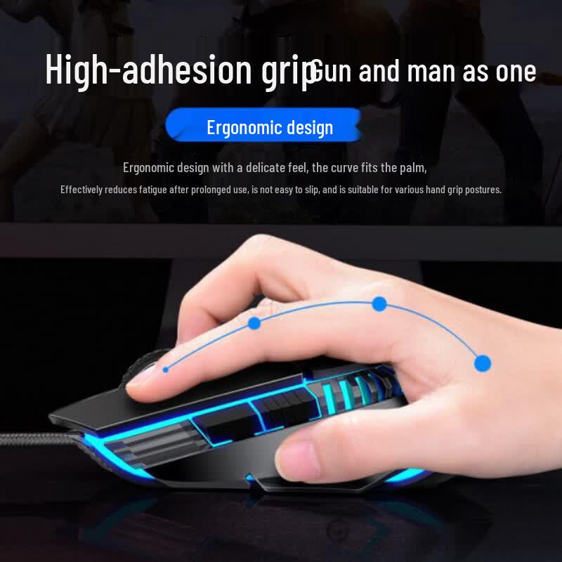 HP GK100F+G160 Wired Gaming Keyboard and Mouse Combo