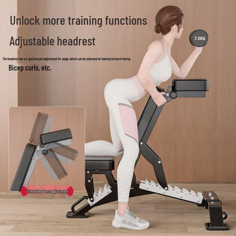 JIMI Adjustable Multi-functional Folding Dumbbell Bench