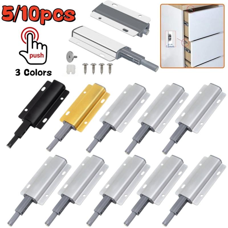 5/10pcs Push To Open System Damper Buffer For Cabinet Door Cupboard Catch for Home Kitchen Furniture Hardware Home Accessories