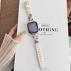 Crystal Beaded Leather Strap for Apple Watch (Series 2-10)