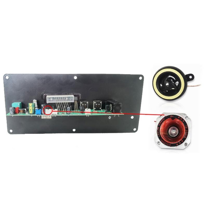 15W LCD Display Bluetooth-compatible Sound Amplifier Board Rechargeable Battery Support USB Charging USB Inputs for Car Home